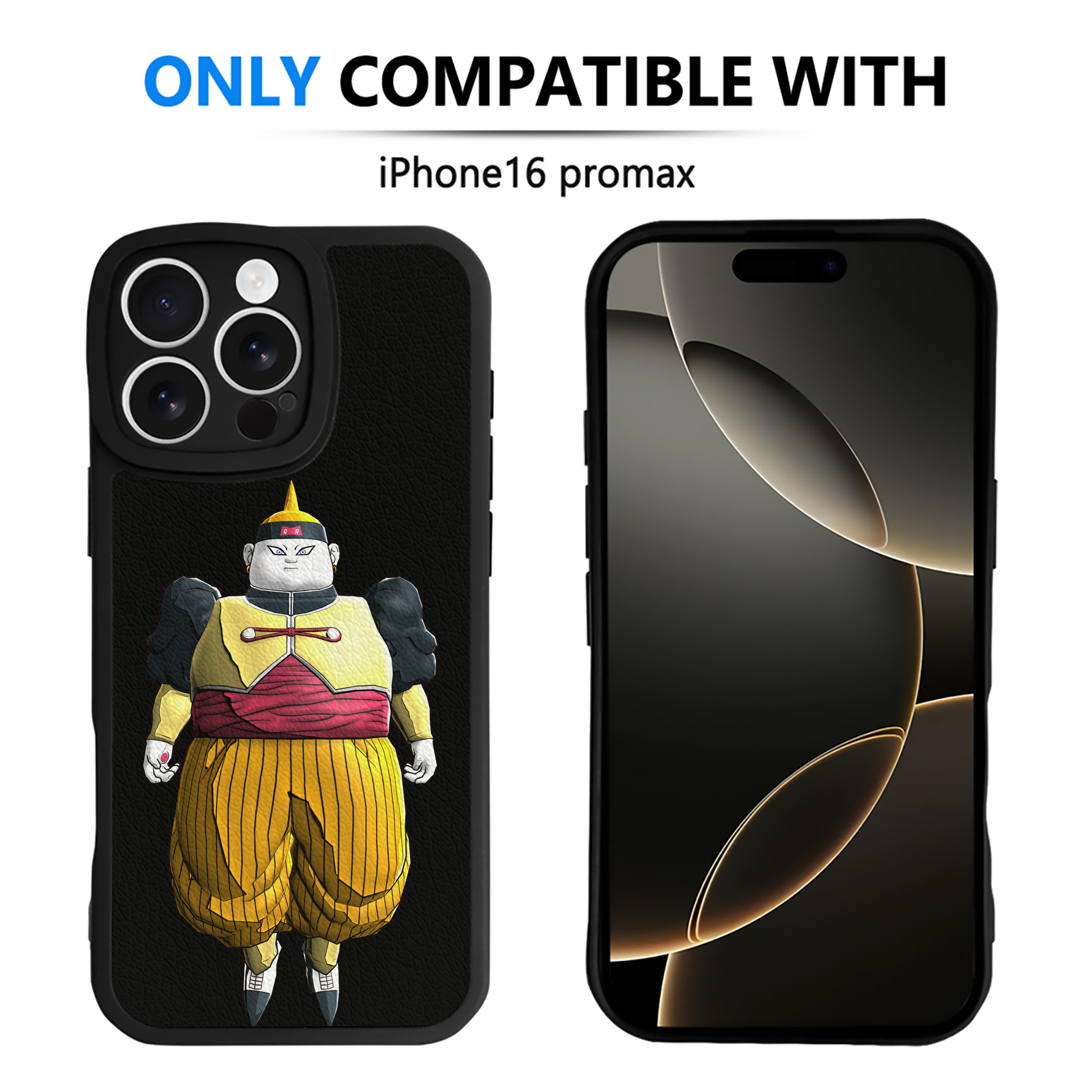 （画像用） ドラゴンボール DRAGON BALL 【iPhone 16シリーズ対応】シリコンスマホケース（レザー調） 材質：シリコン